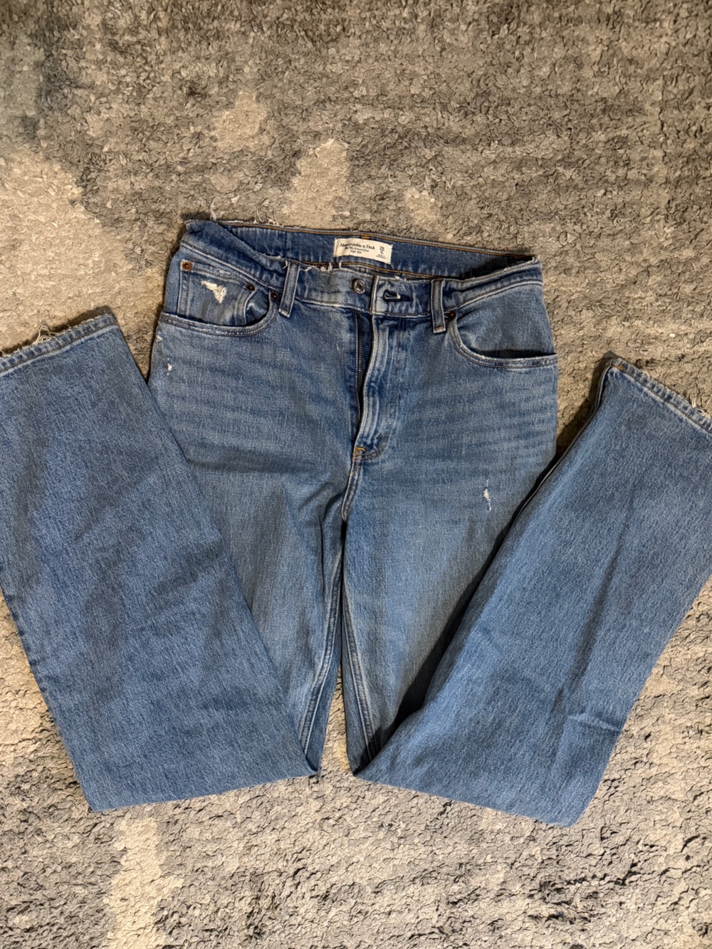 Abercrombie & Fitch 90s relaxed Jeans high rise size 28L